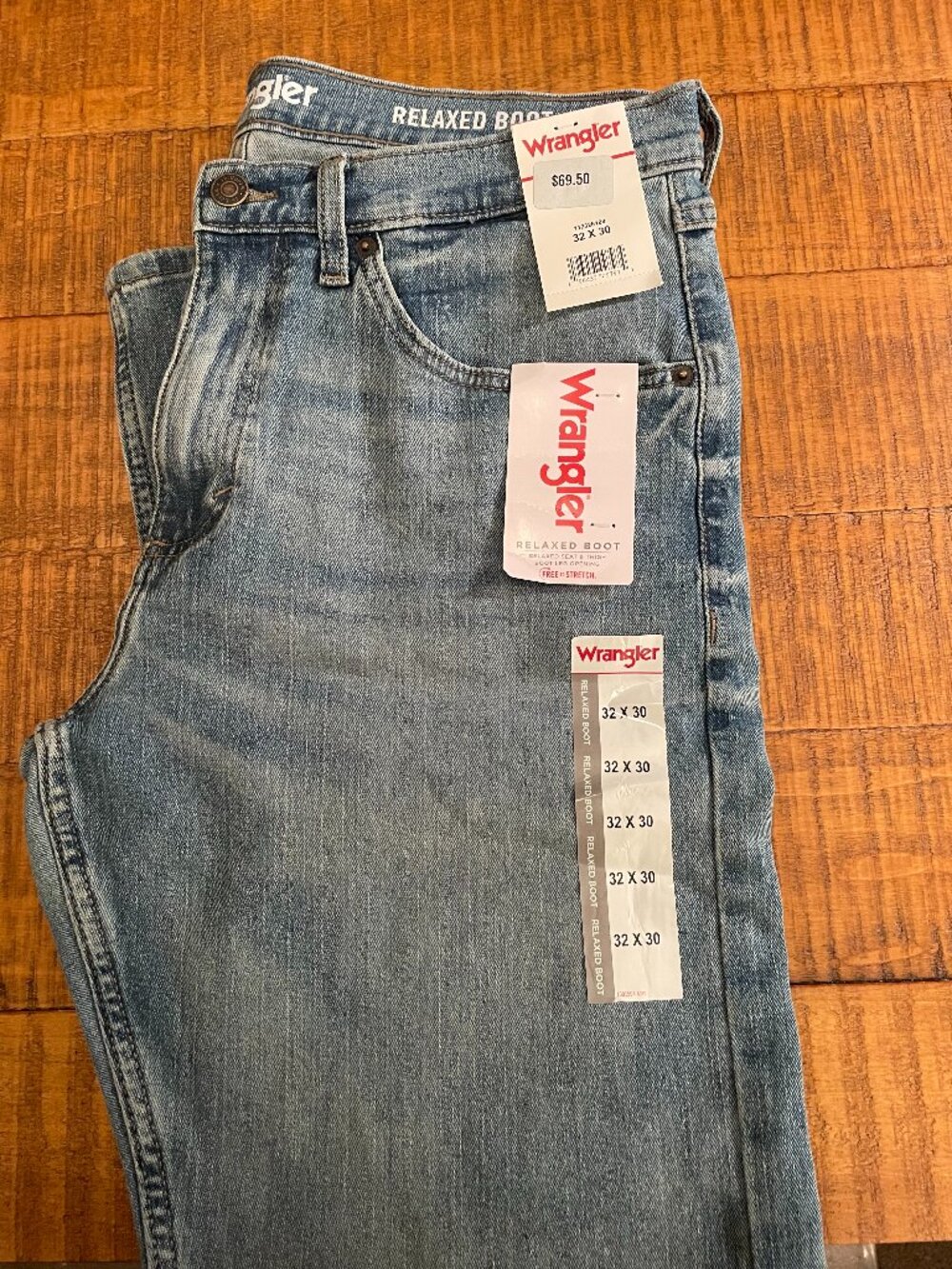 MEN'S WRANGLER Boot Cut Relaxed Jean 32x 30